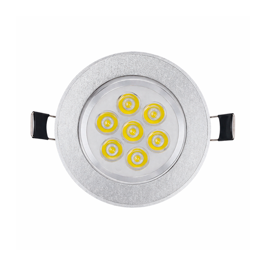 LÁMPARA EMPOTRADO SPOT LED 3 1/2" 7W 64K LUZ FRÍA FAMOUS STAR GR-TH003/64