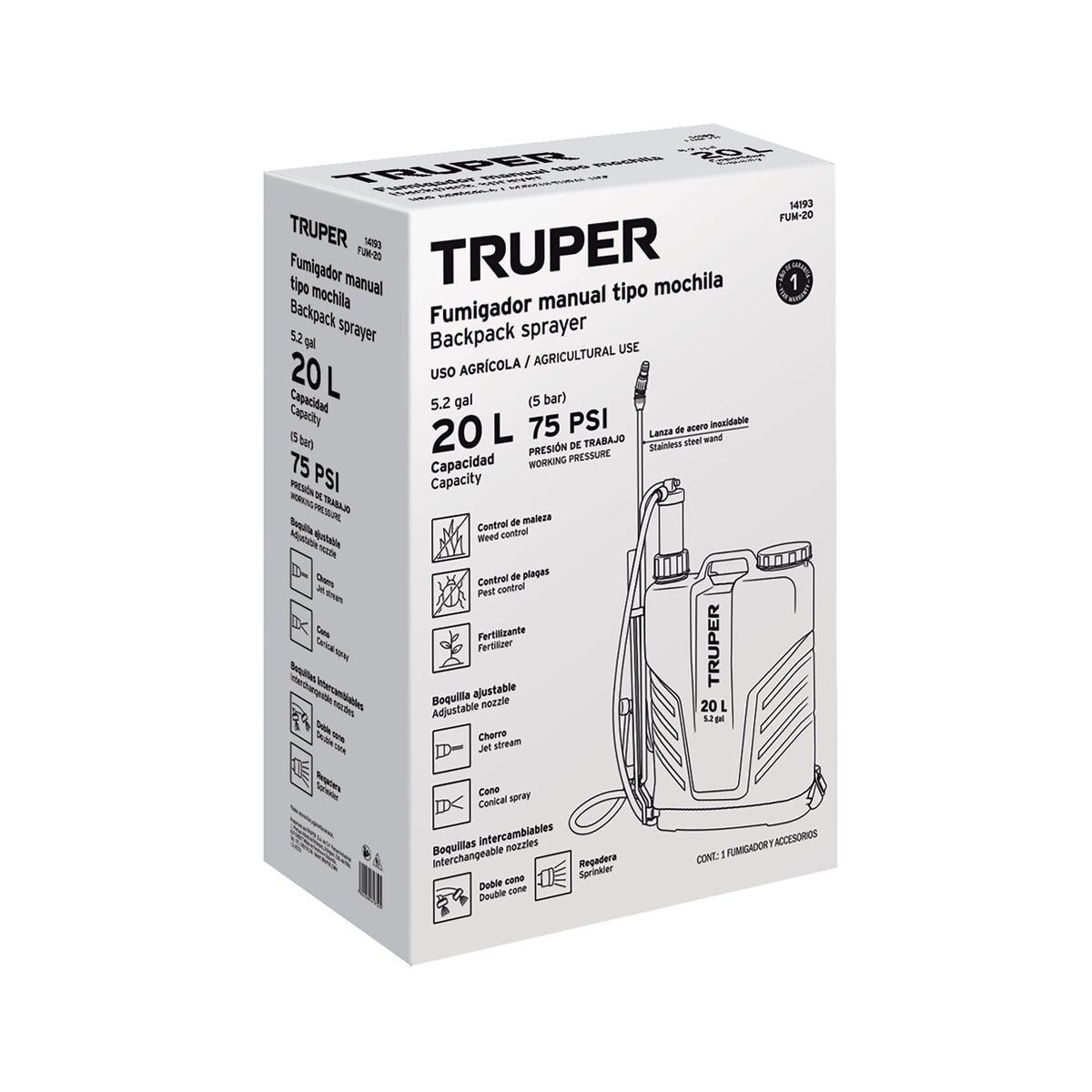 FUM-20 Truper SKU 14193