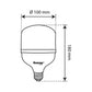 FOCO LED INDUSTRIAL ALTA POTENCIA 30W 2,700LM 65K LUZ FRÍA BOOMER BLHPT-030-65