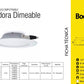 EMPOTRABLE LED PRO EUROPA DIMEABLE 12W 127V 30K BLDL-0002-01230 ATENUABLE LUZ CÁLIDA