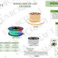 25MTS MANGUERA LED 5050 127V 12W 64K LUZ FRÍA LUMICRAFT 5050W127V/64-25MTS