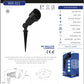 LÁMPARA ESTACA JARDÍN EXTERIOR GU10 IP65 NEGRO ARTLITE ADE-311