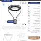 LUMINARIA LED PUNTA DE POSTE EXTERIOR EXTREMO IP66 100W 12,000LM 57K LUZ FRÍA INCLUYE FOTOCELDA ARTLITE ARE-024