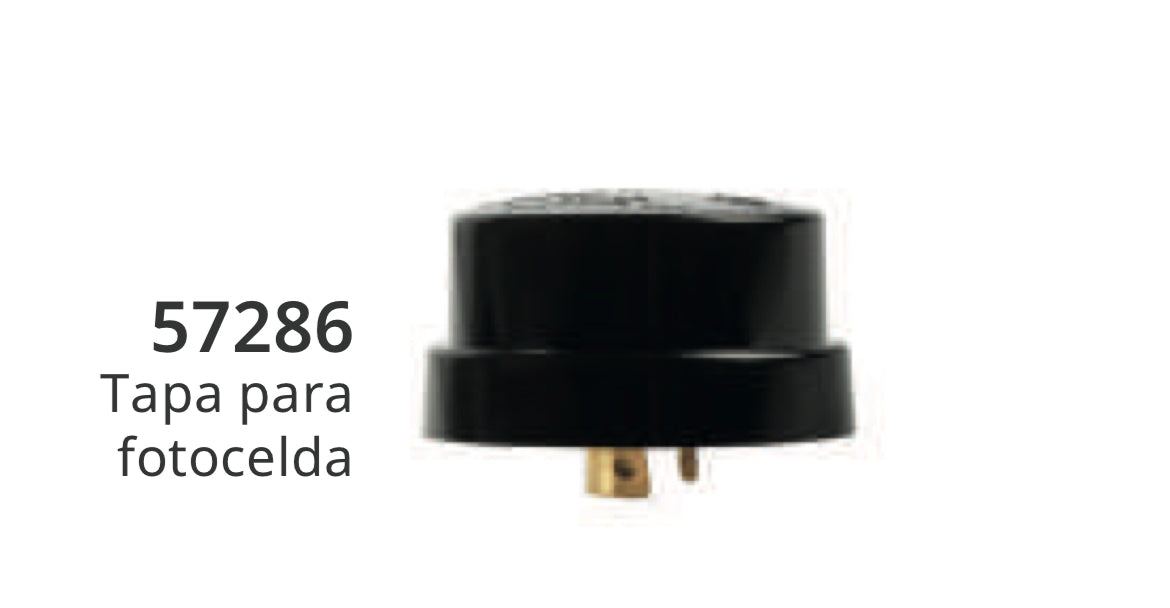 TAPON PARA FOTOCELDA SHORTING CAP PARA CERRAR CIRCUITOS 100-480V IP66 TRES PINES (PHILCO) 57286
