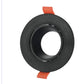 SPOT DOWN LIGHT CIRCULAR DIRIGIBLE NEGRO BASE GU5.3 (PHILCO)