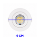SPOT EMPOTRADO LED DIRIGIBLE 5W 65K LUZ FRÍA GEOPOWER LRD/5W