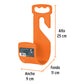 Gancho plástico naranja para manguera de jardín, TRUPER, Truper, SKU 100173 — vista 4