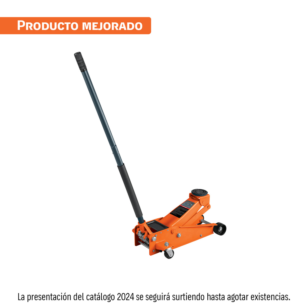 Gato hidráulico de patín 3t profesional elev rápida TRUPER — foto oficial 1