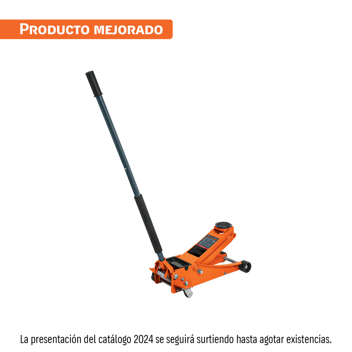 Gato hidráulico profesional de patín 3t elevación rápida — foto oficial 1