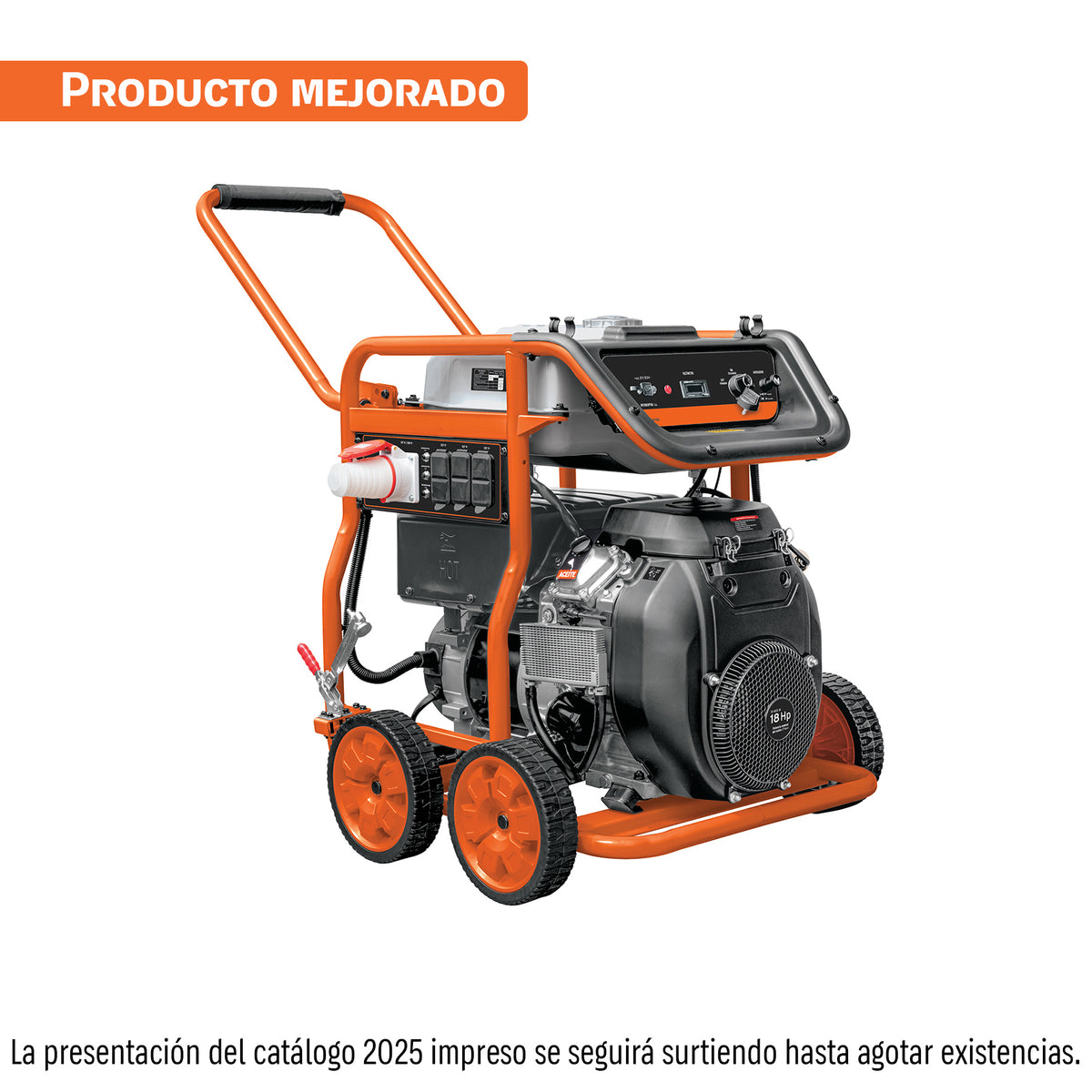 Generador portátil 10 kW motor a gasolina TRUPER — foto oficial 1