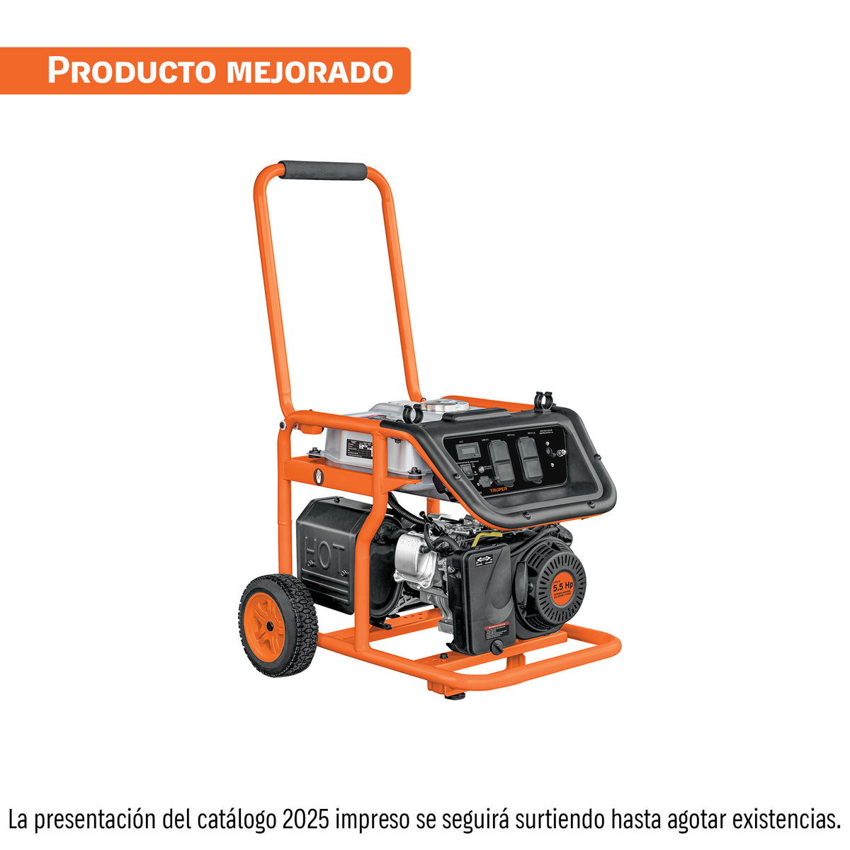 Generador portátil 1.5 kW motor a gasolina TRUPER — foto oficial 1