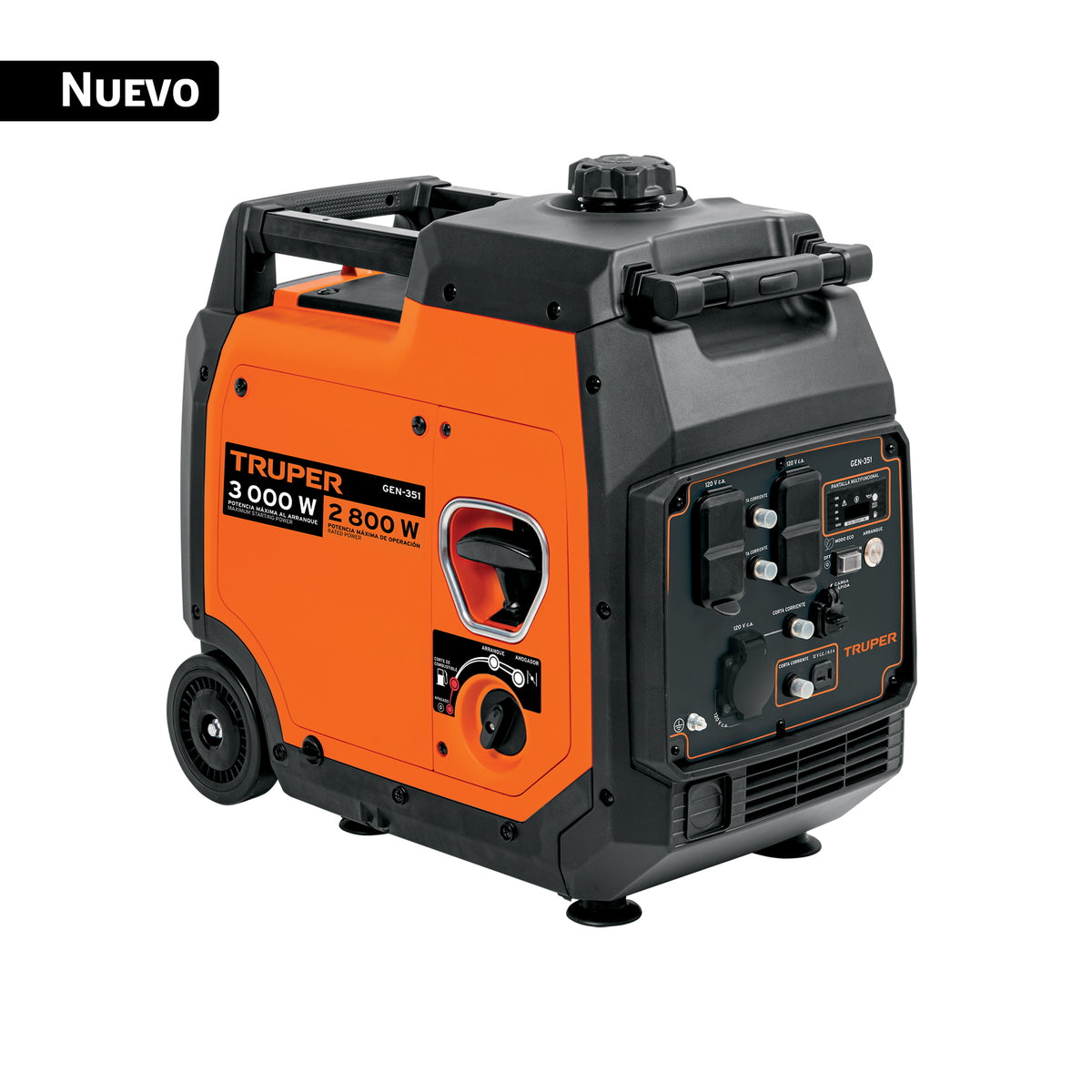 Generador inversor silencioso 3 kW, encendido electrónico — foto oficial 1