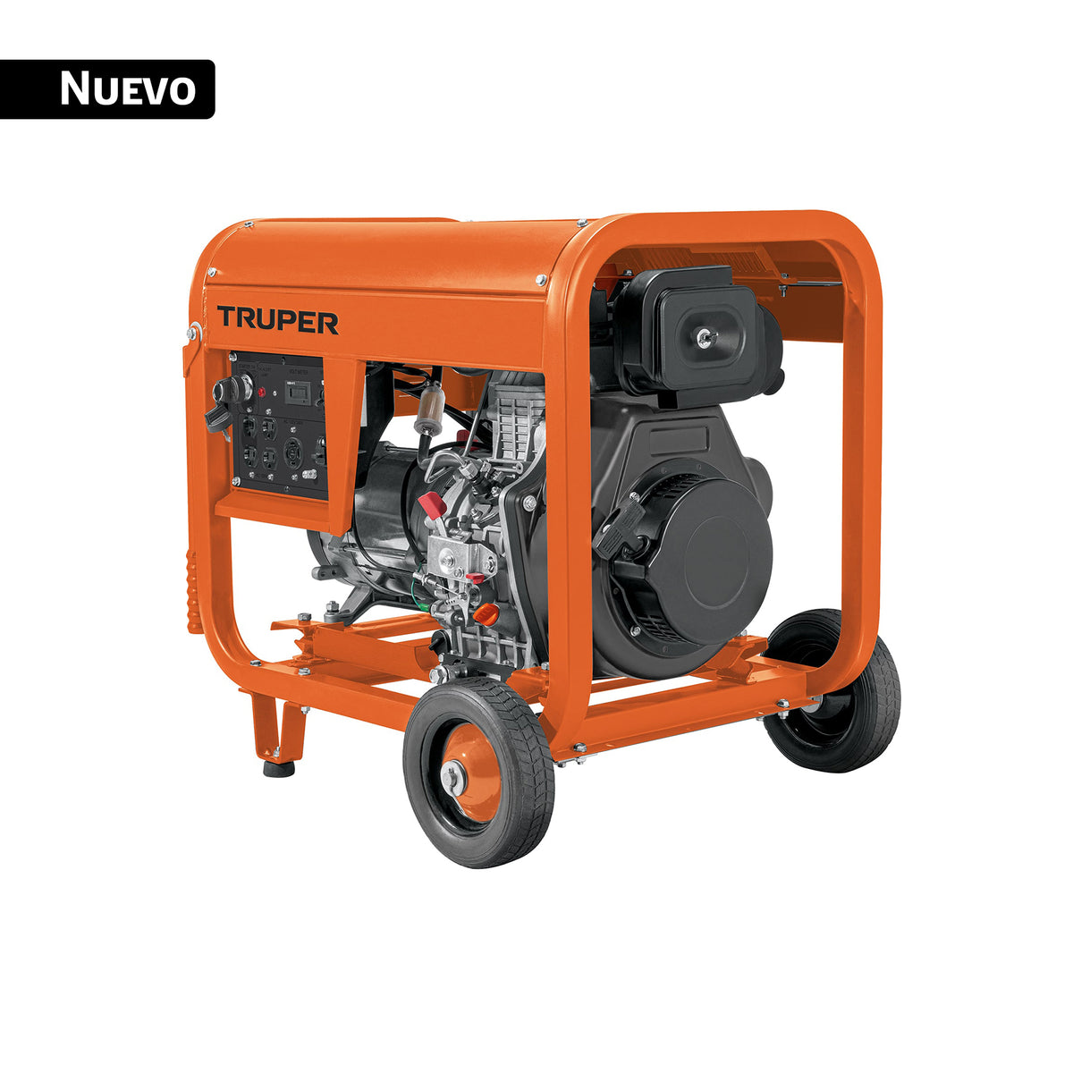 Generador portátil 6 kW motor a diesel, TRUPER — foto oficial 1