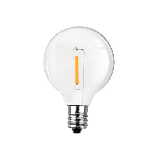 FOCO LED VINTAGE G40 E12 1W 27K LUZ CÁLIDA GLUROO G40-LB