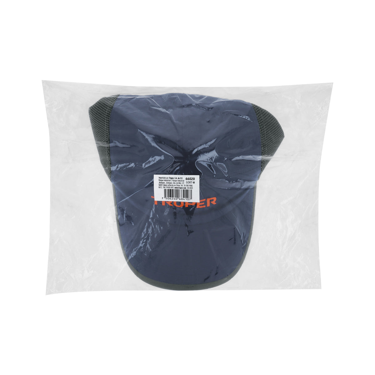 Gorra color azul marino, 100% poliéster, TRUPER — foto oficial 2