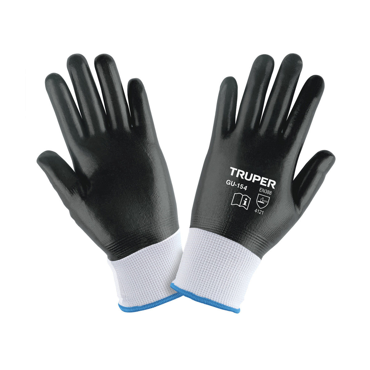 Guantes de poliéster con recubrimiento de nitrilo, XG TRUPER — foto oficial 1