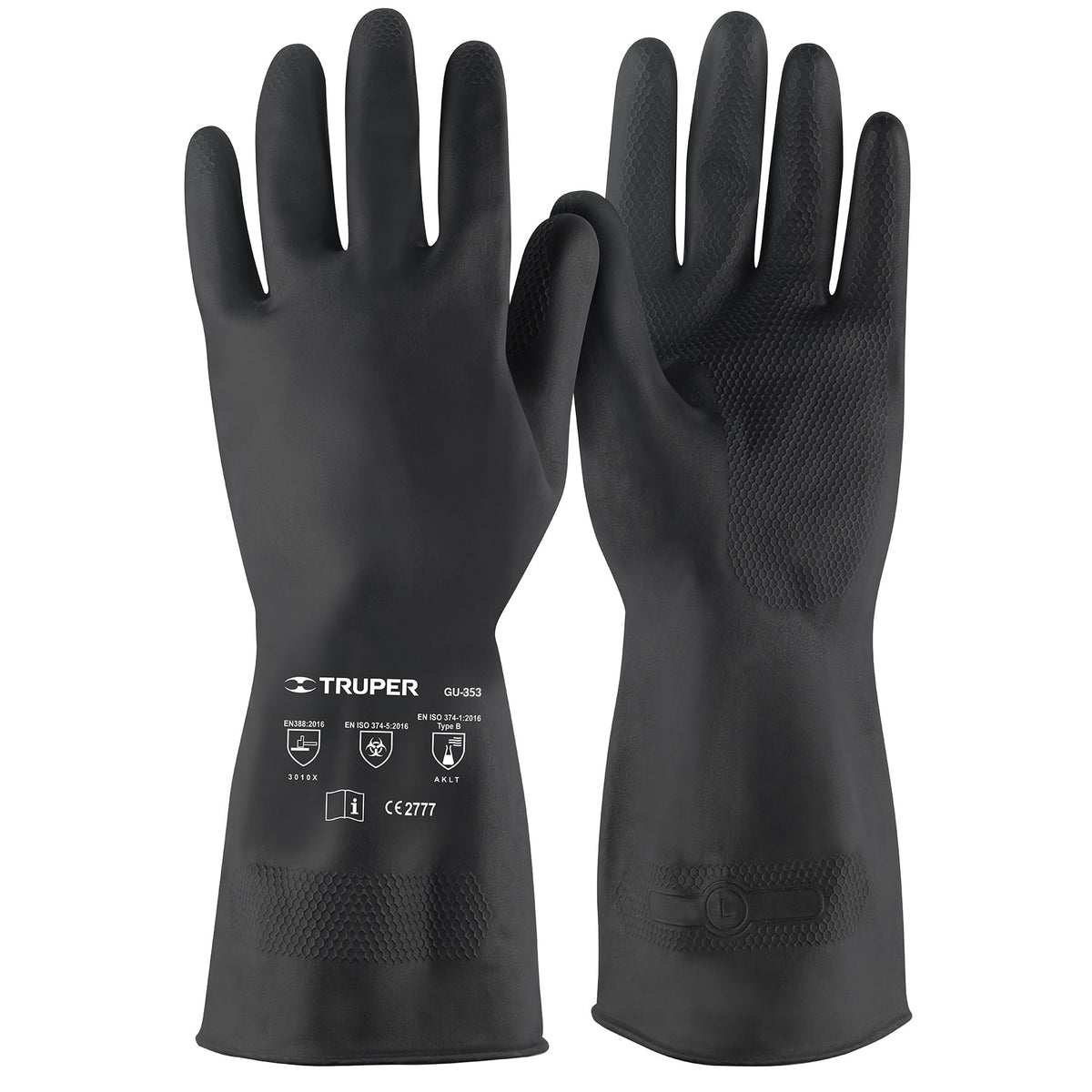 Guantes de látex para pintor G TRUPER — foto oficial 1