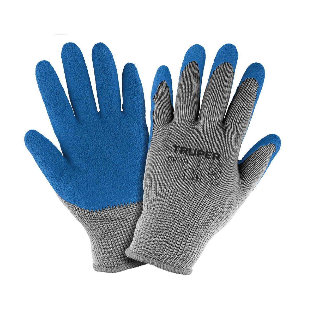 Guantes de poliéster recubiertos de látex, XG, TRUPER — foto oficial 1