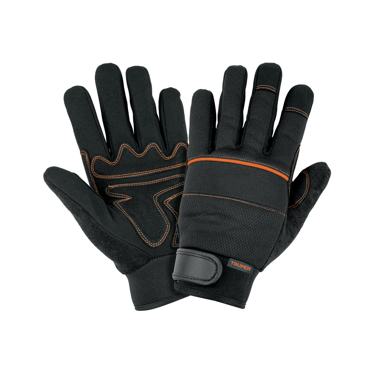 Guantes para mecánico, antivibraciones, unitalla, TRUPER — foto oficial 1