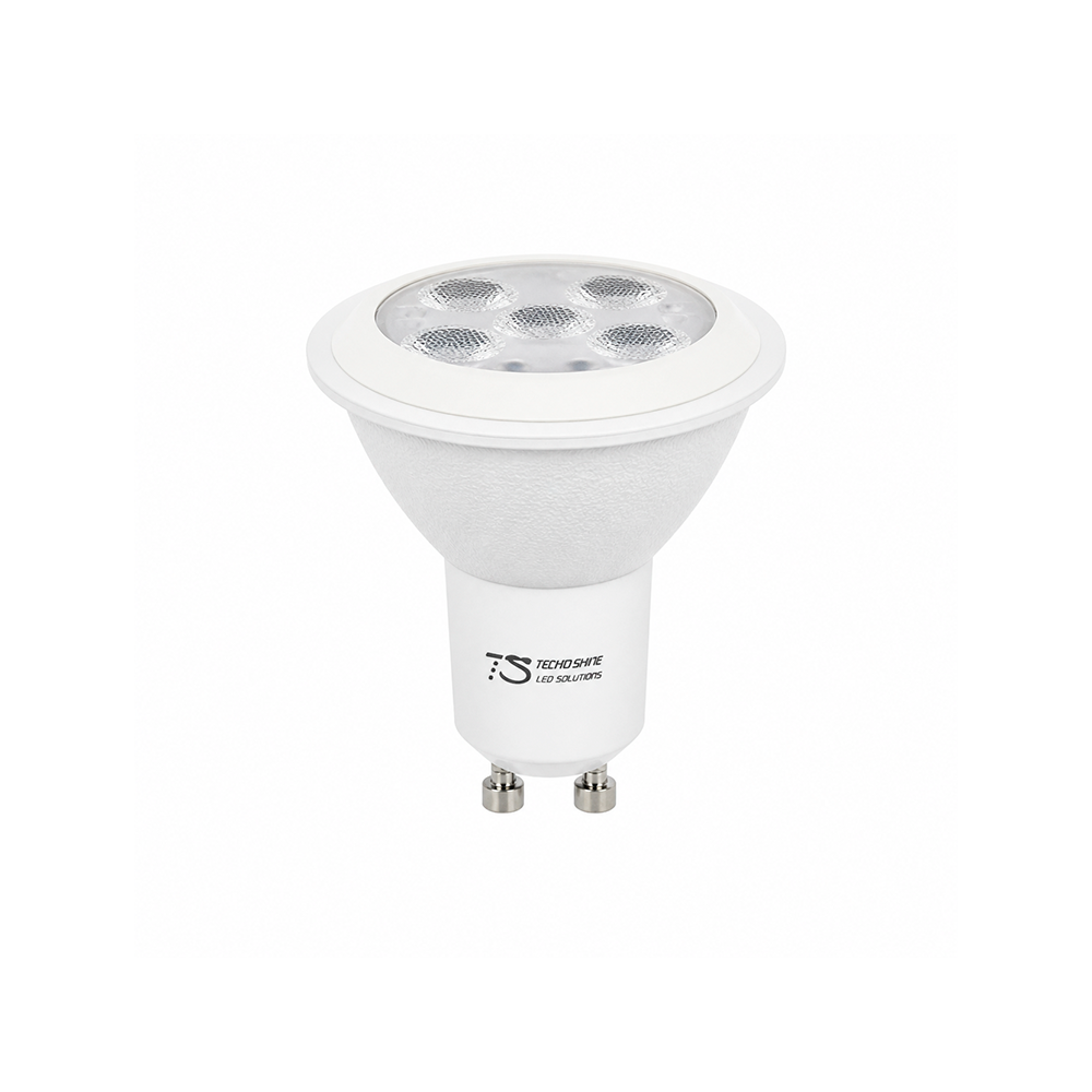 FOCO LED GU10 5W 65K LUZ FRÍA TECHNO SHINE GU105W5SBFGU10