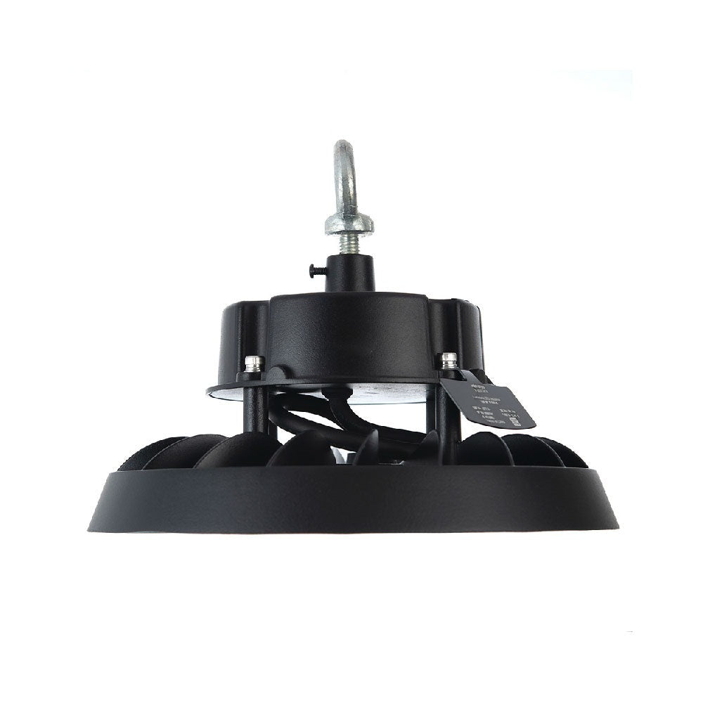 LÁMPARA UFO INDUSTRIAL 100W 21,000LM 55K LUZ FRÍA SUPRESOR DE PICOS 6KVA  100-277V BOOMER HS RS-210 HB010785 ATENUABLE 0-10v