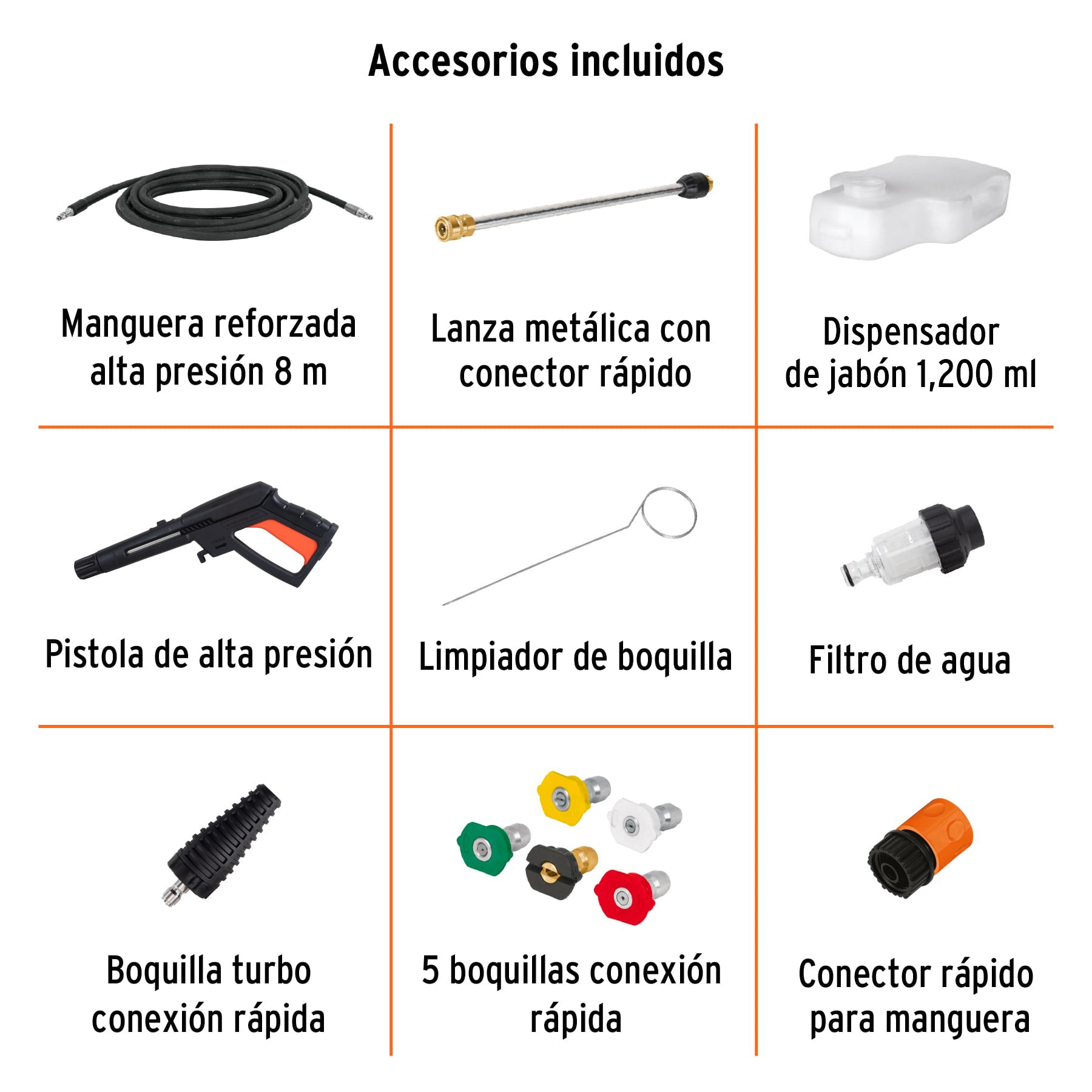 Hidrolavadora eléctrica,2000 PSI, motor de inducción, EXPERT, Expert, SKU 102111 — vista 4