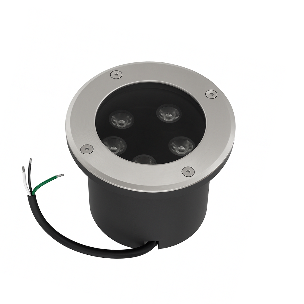 SPOT EMPOTRADO DE PISO BLANCO CÁLIDO 5W 110-265V 30K