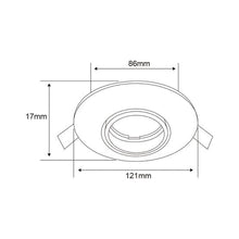 EMPOTRADO PARA INTERIOR DE TECHO BLANCO ACERRA 50W 100-240V GX5.3 YD-360/B