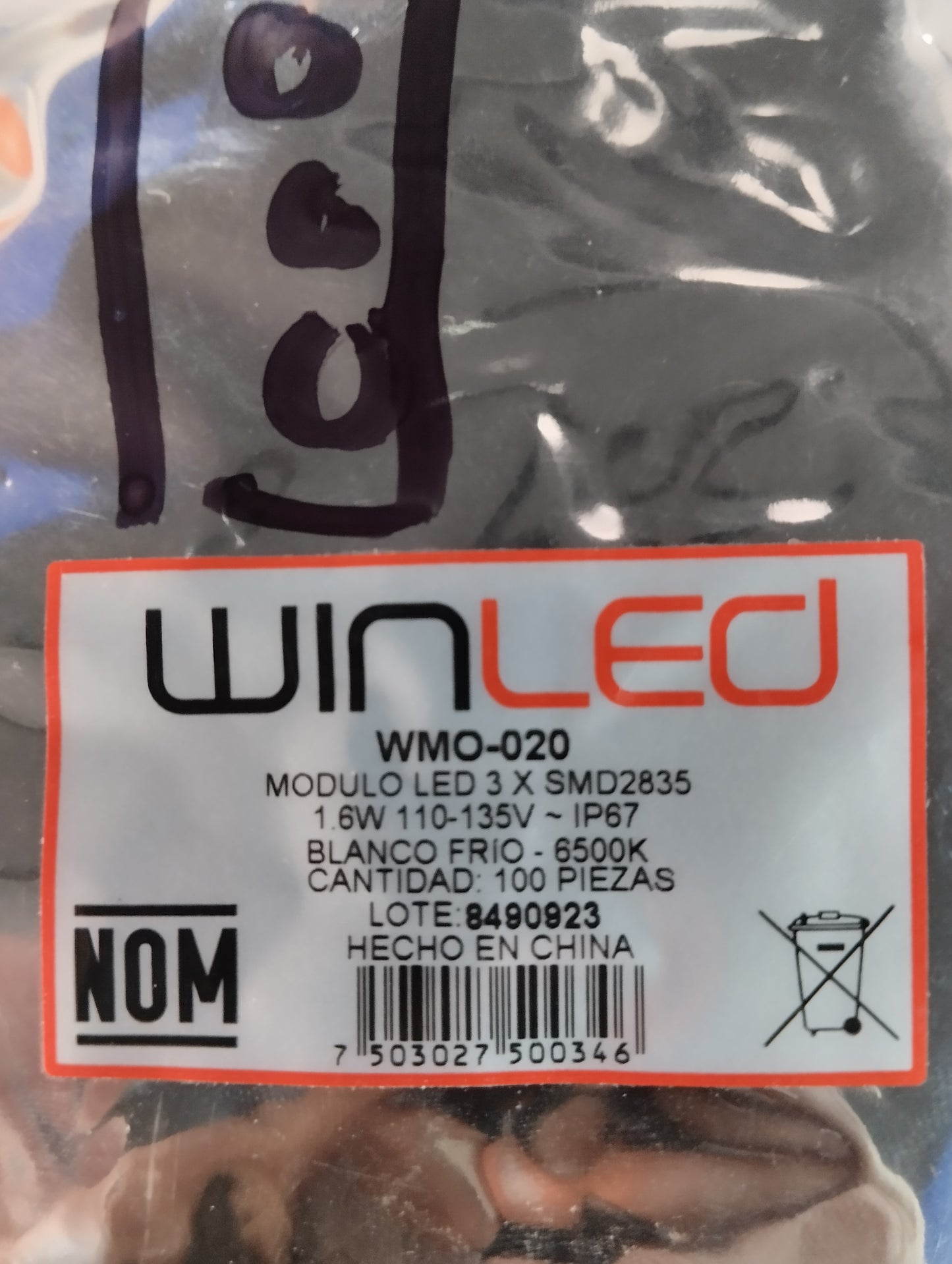 MÓDULO LED 3xSMD2835 BLANCO FRÍO WINLED WMO-020