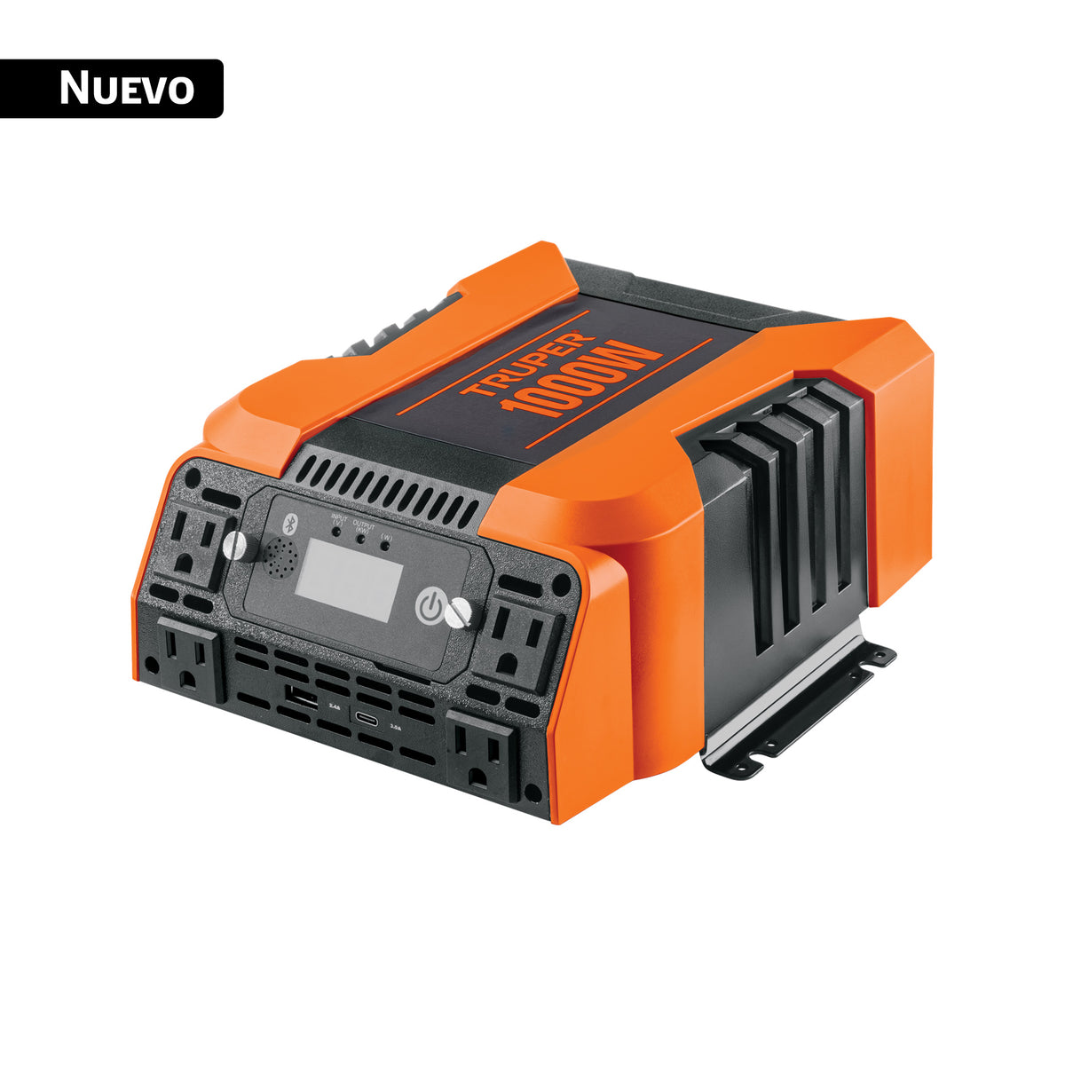 Inversor de corriente de 1000 W, puertos USB A y C, TRUPER — foto oficial 1