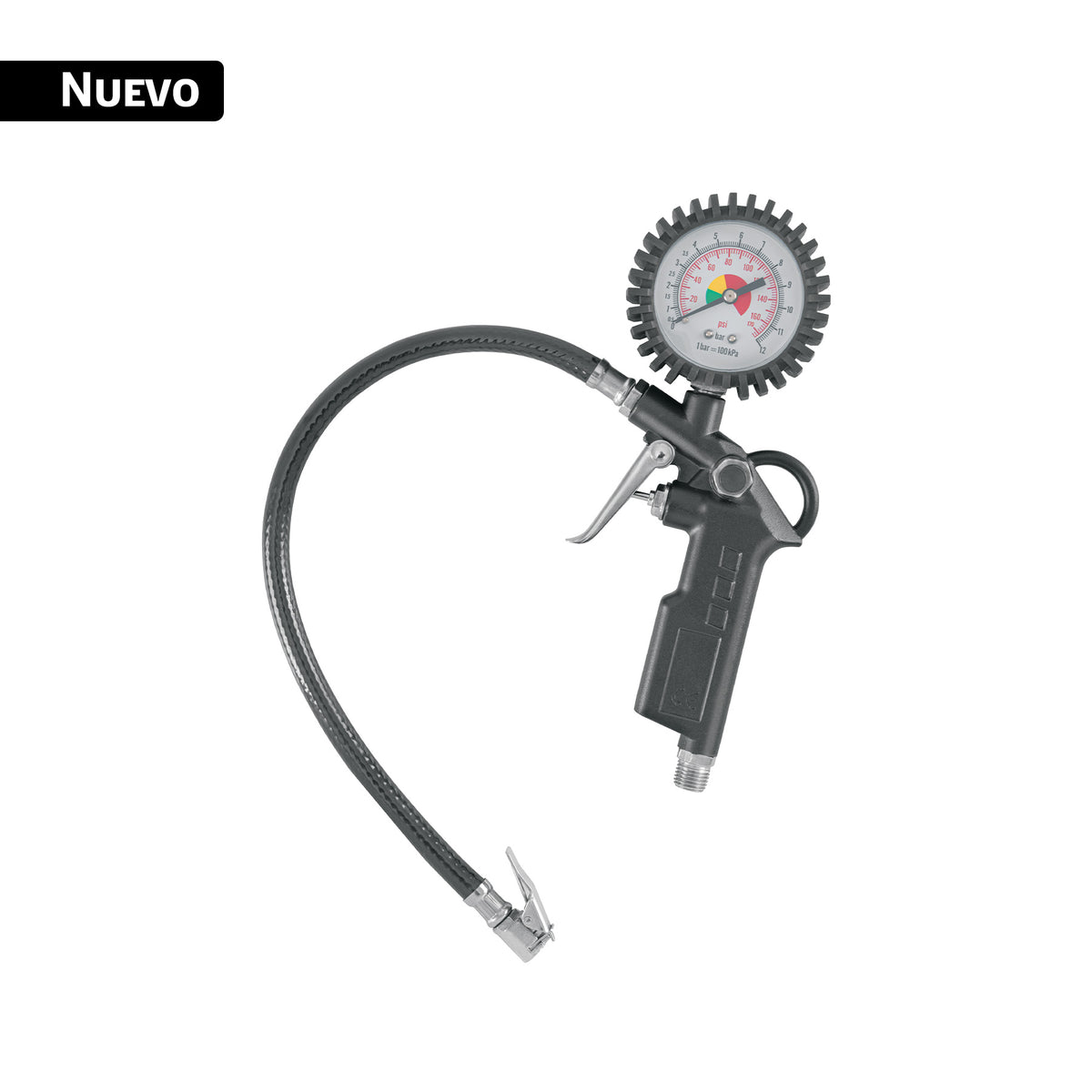 Inflador de llantas con manómetro, 1/4' NPT, TRUPER — foto oficial 1