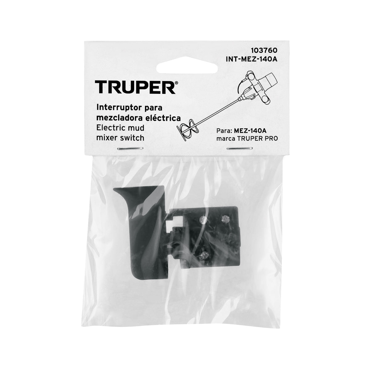 Interruptor de repuesto para MEZ-140A, TRUPER — foto oficial 2