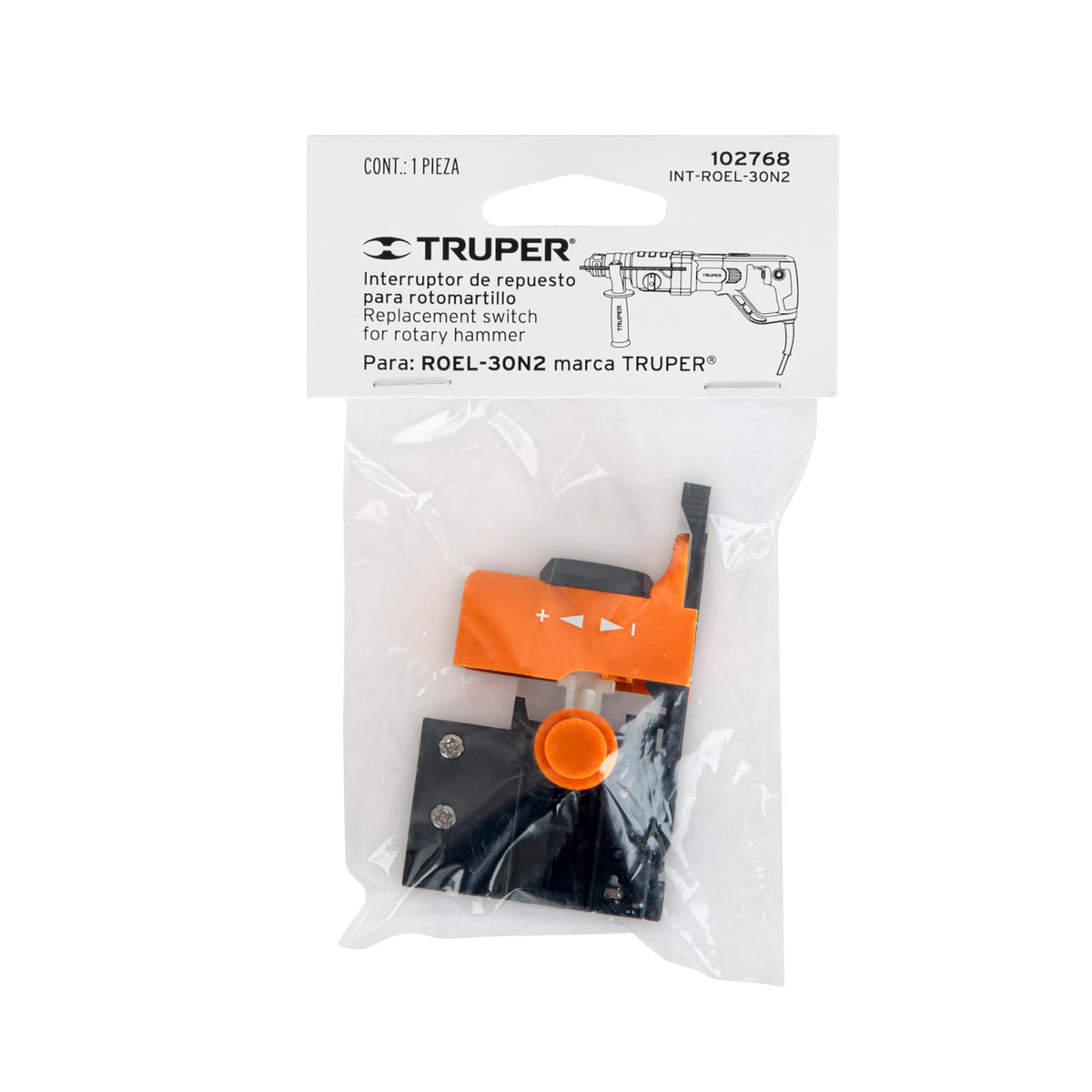 Interruptor de repuesto para ROEL-30N2, TRUPER — foto oficial 2