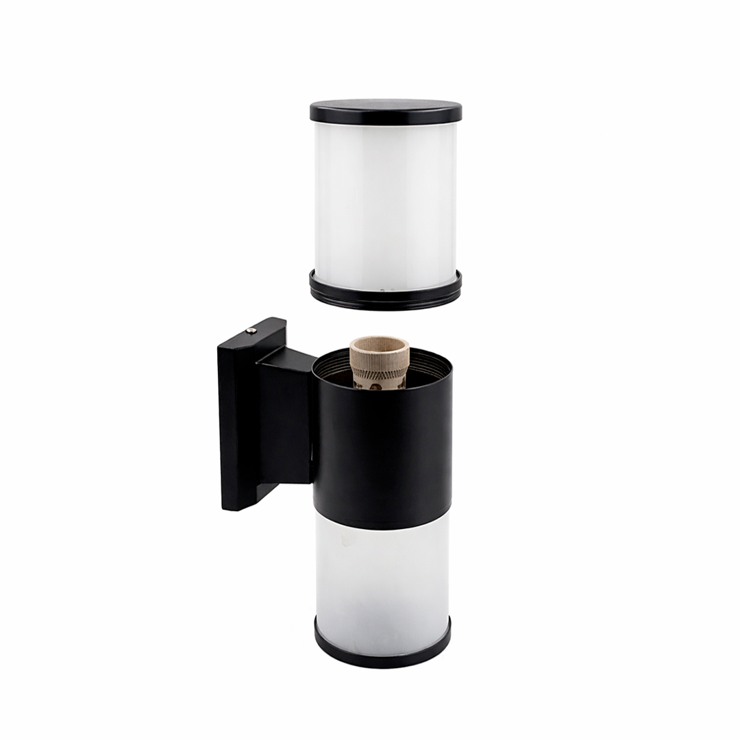 LÁMPARA DE MURO NEGRO 2 X E27 JACH ACD27SIN