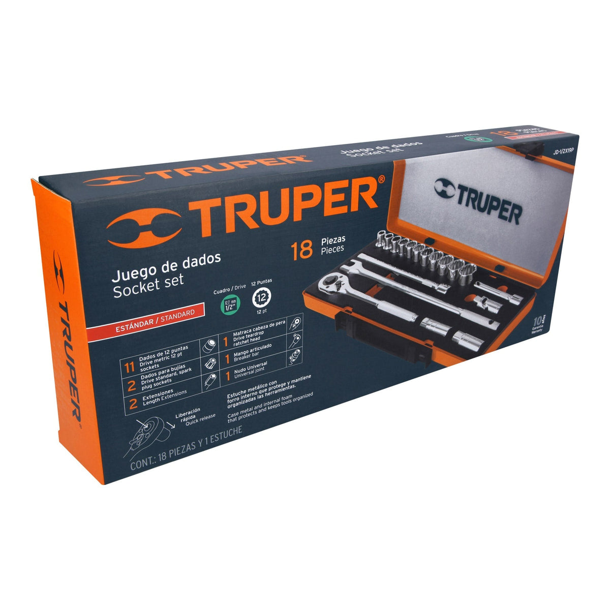 JD-1-2X19P Truper SKU 13934