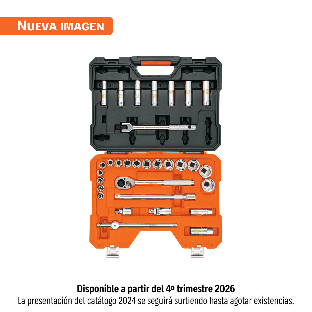 Juego de 31 herramientas cuadro 1/2' std para mecánico — foto oficial 1