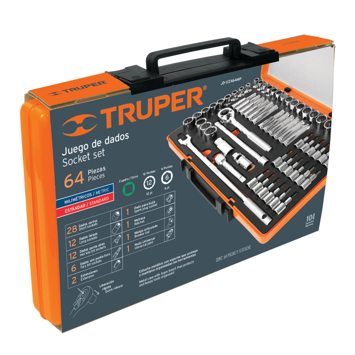 JD-1-2X64MP Truper SKU 12892