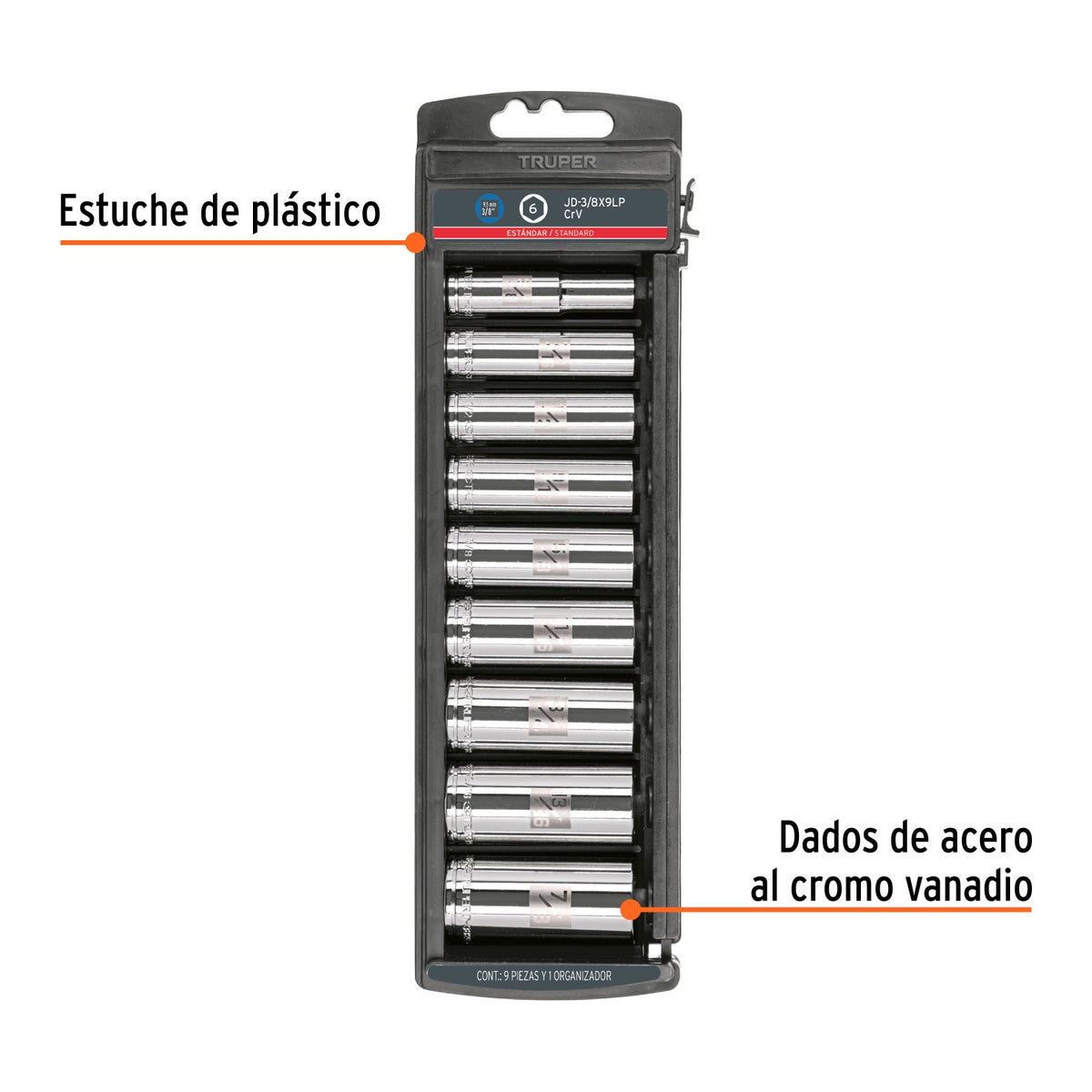 JD-3-8X9LP Truper SKU 14172