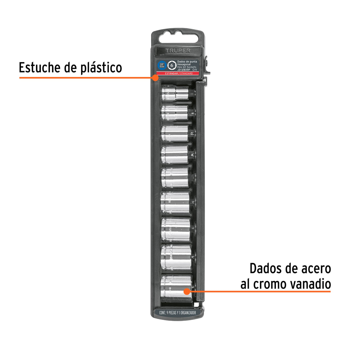 JD-3-8X9P Truper SKU 13950