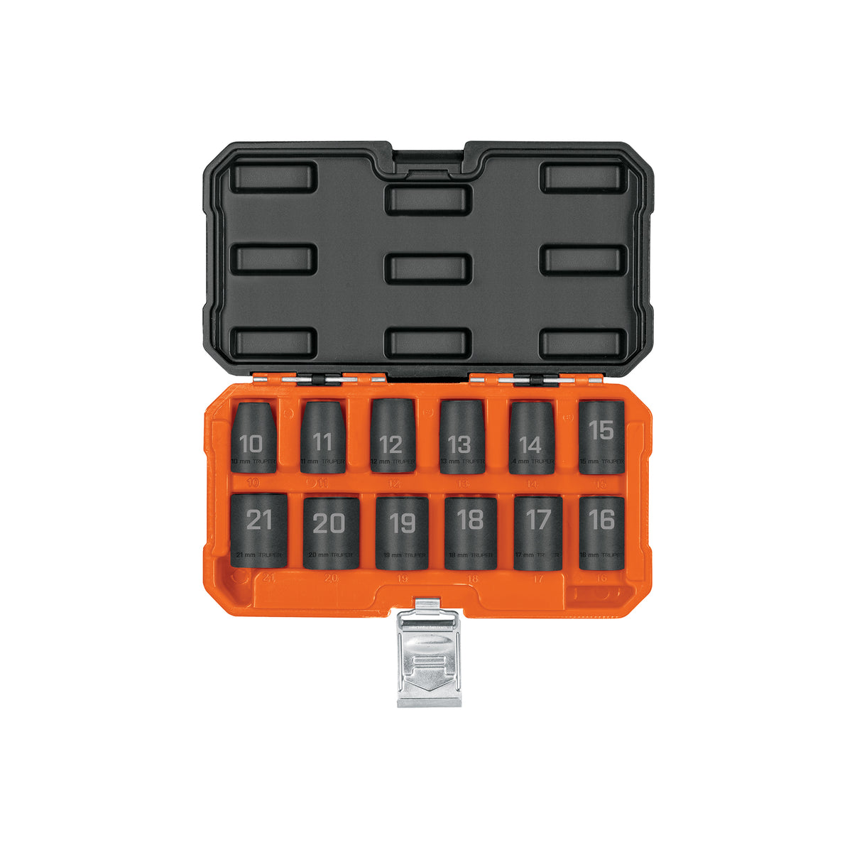 Juego de 12 dados de impacto cuadro 1/2', 6 puntas mm — foto oficial 1