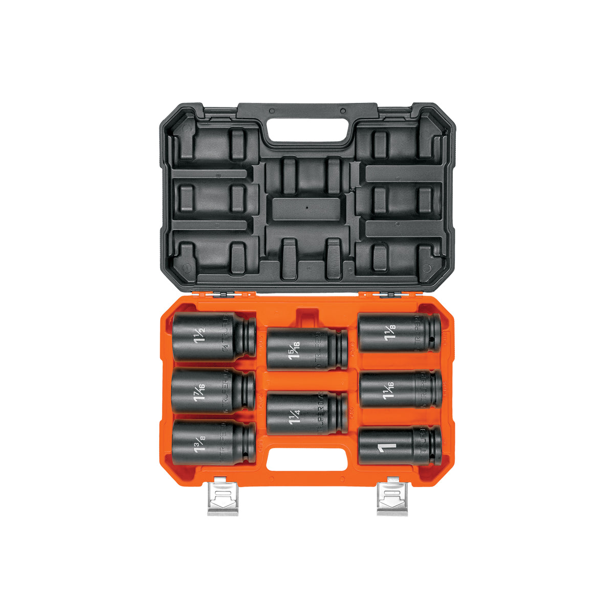 Juego de 8 dados largos cuadro 3/4' de impacto 6 puntas std — foto oficial 1
