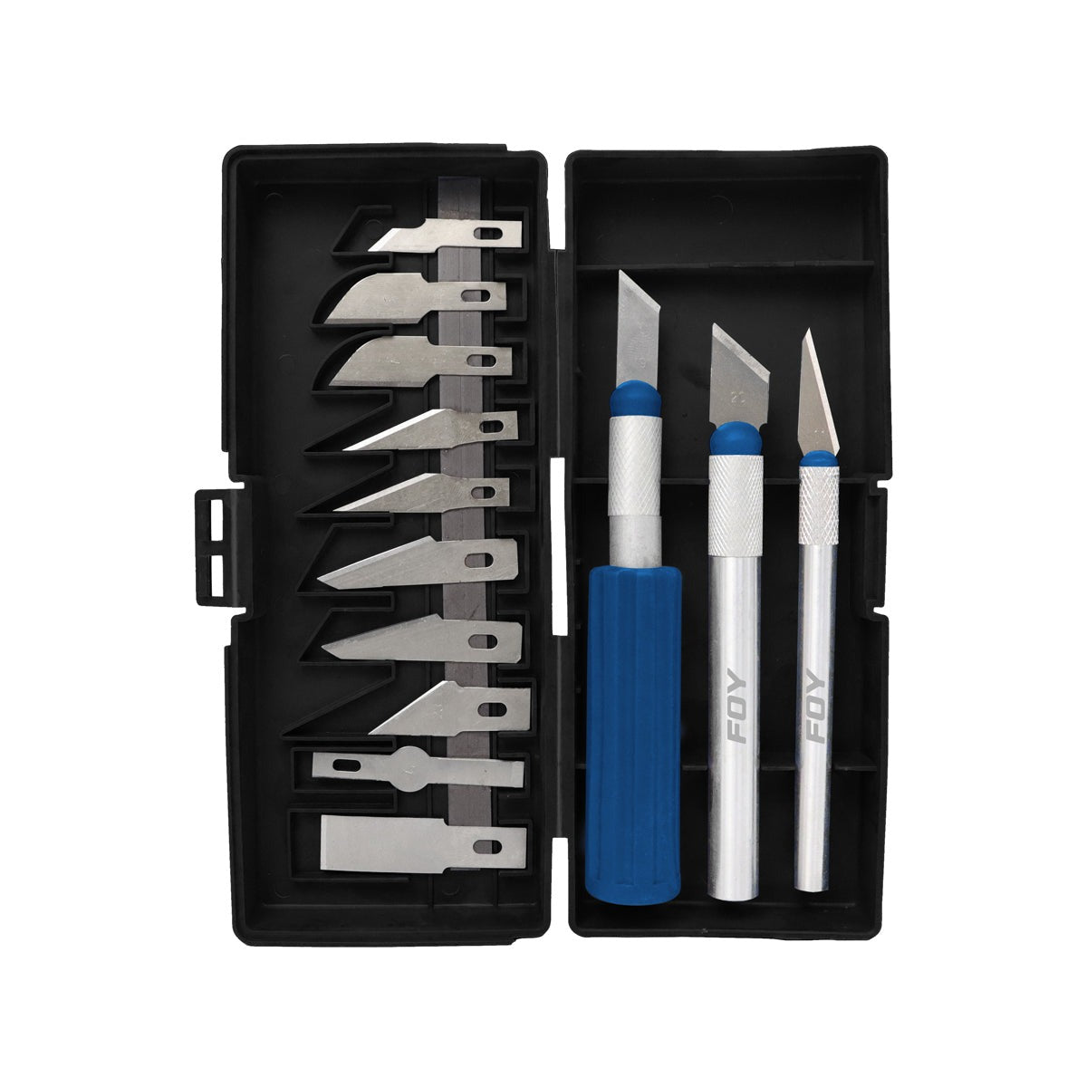 JUEGO 13PZS EXACTOS CON MANGO DE ALUMINIO FOY JEX13