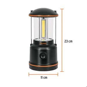 LINTERNA DE LED PARA CAMPAMENTO DE PILAS TRUPER 10760 LACA-3D