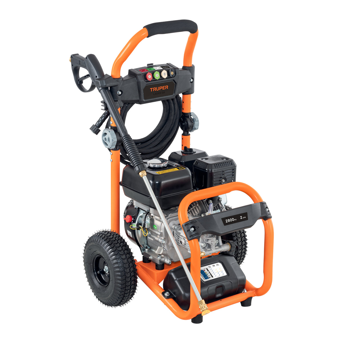 Hidrolavadora con motor a gasolina, 2,800 PSI, TRUPER — foto oficial 1
