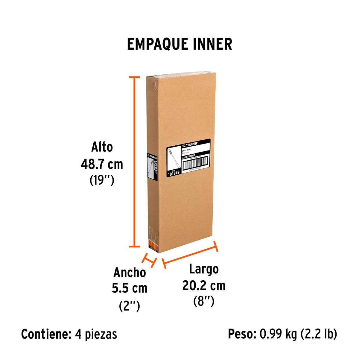 Lanza turbo para HILA-2000, TRUPER, Truper, SKU 101849 — vista 6