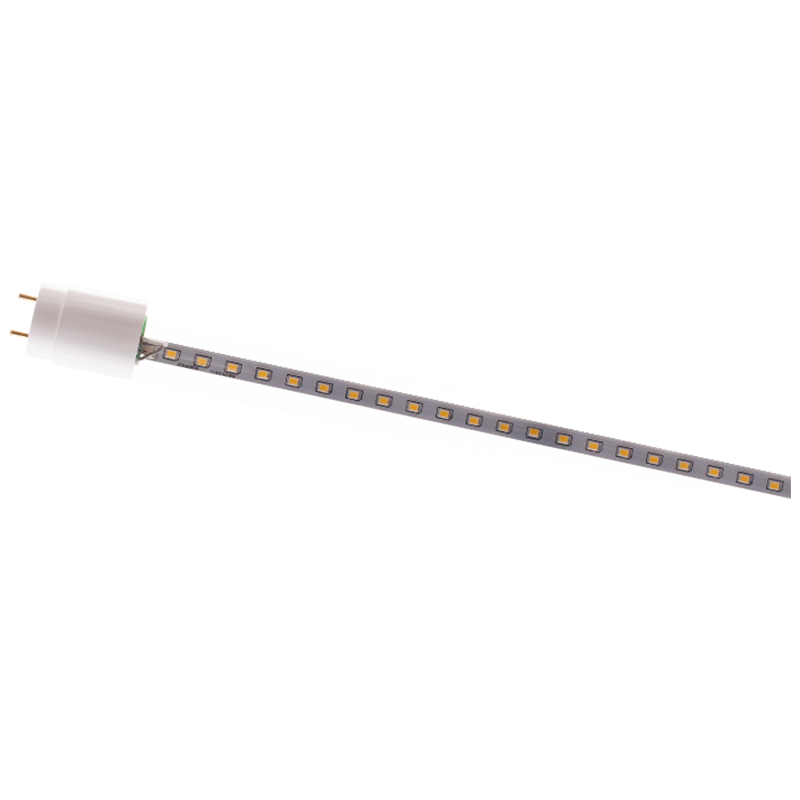 TUBO LED 18W TRANSPARENTE 100-240V 40K NEUTRO 1 LADO PR-LED-T8-18W-41-CL-GL
