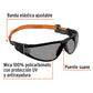 Lentes de seguridad, gris con banda elástica, Active, TRUPER, Truper, SKU 100293 — vista 3