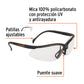 Lentes de seguridad transparentes con antiempaño, Vision, Truper, SKU 101932 — vista 3