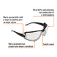 Lentes transp antiempaño c/marco de espuma y correa, EXPERT, Expert, SKU 101791 — vista 3