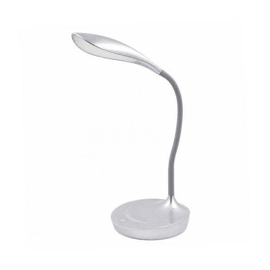 LUMINARIO LAMPARA LED DE ESCRITORIO TOUCH USB PLATEADO 4.5W 110-240V 480LM 65K